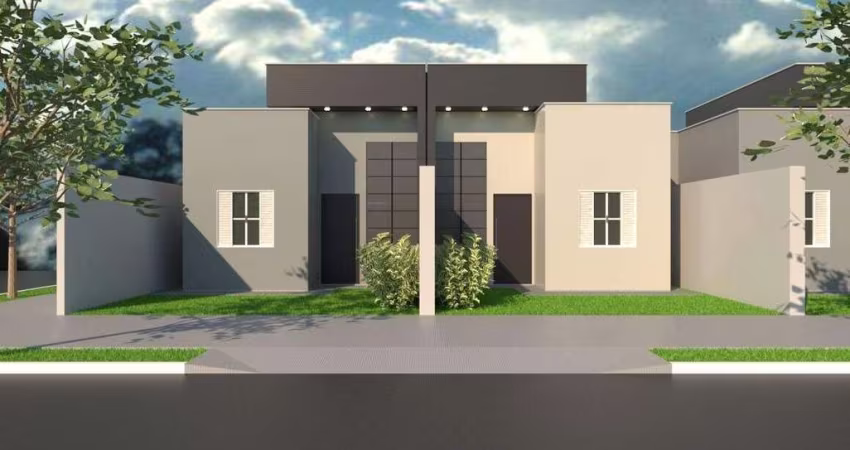 Casas em construção no Bela Vista da Lagoa - Três Lagoas / MS