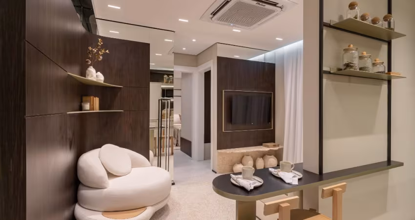 Apartamento na planta 41m² - Zona Sul - Entrada R$800,00