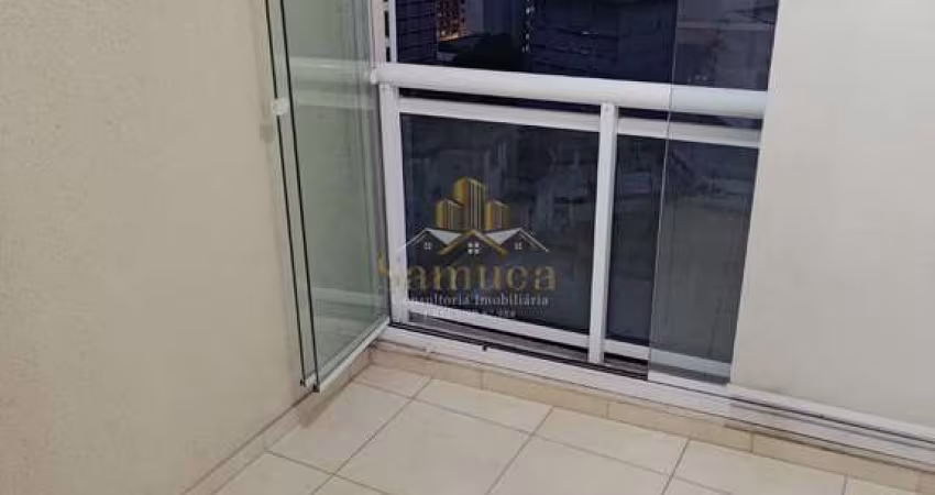 Apto de 1 dormitório, 50mts/aú, 1 vaga, varanda, coz. amer. c/arms ótimo p/ moradia ou investimento