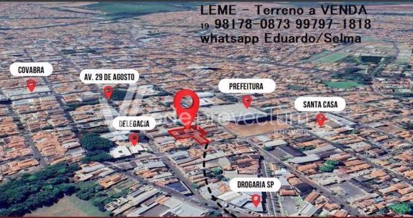 Terreno comercial à venda no Centro, Leme 