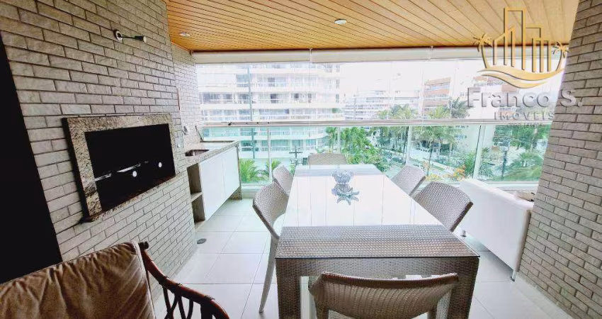 Apartamento com 3 dormitórios para alugar, 128 m² por R$ 3.500/dia - Riviera - Módulo 8 - Bertioga/SP