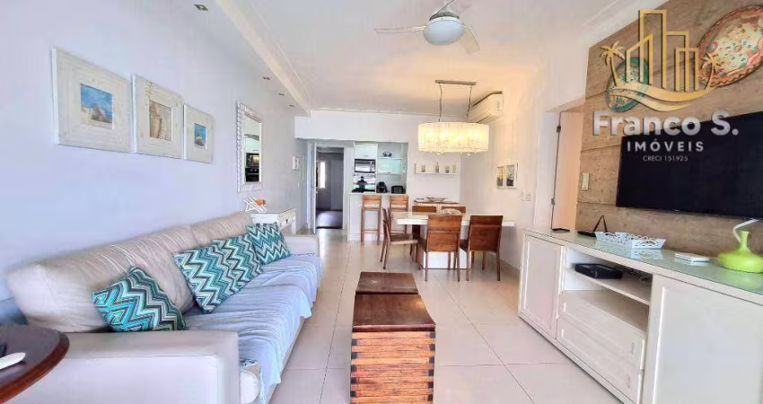 Apartamento com 3 dormitórios para alugar, 128 m² por R$ 3.500/dia - Riviera - Módulo 8 - Bertioga/SP
