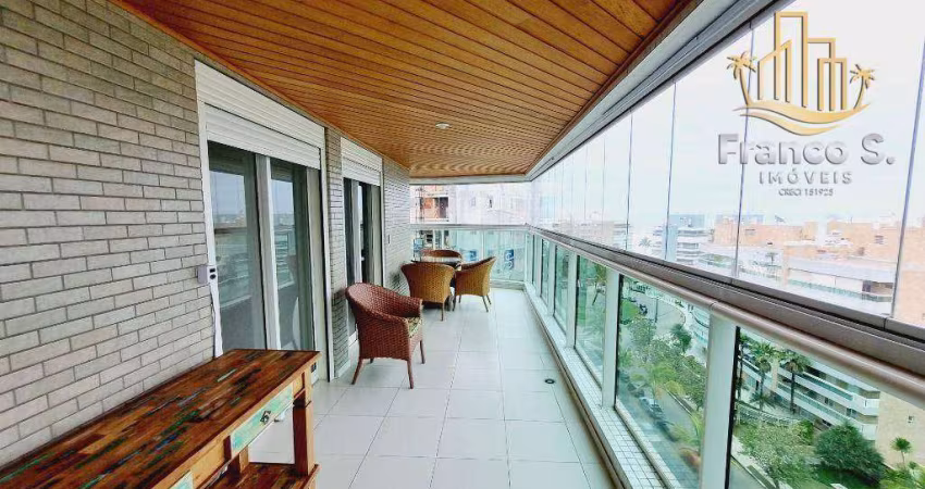 Apartamento com 3 dormitórios para alugar, 128 m² por R$ 13.710,00/mês - Riviera - Módulo 8 - Bertioga/SP