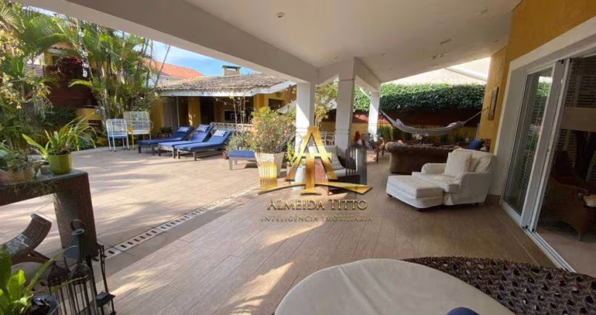 Casa com 4 dormitórios para venda, 454 m² por R$ 3.817.000 - Alphaville 04 - Santana de Parnaíba/SP