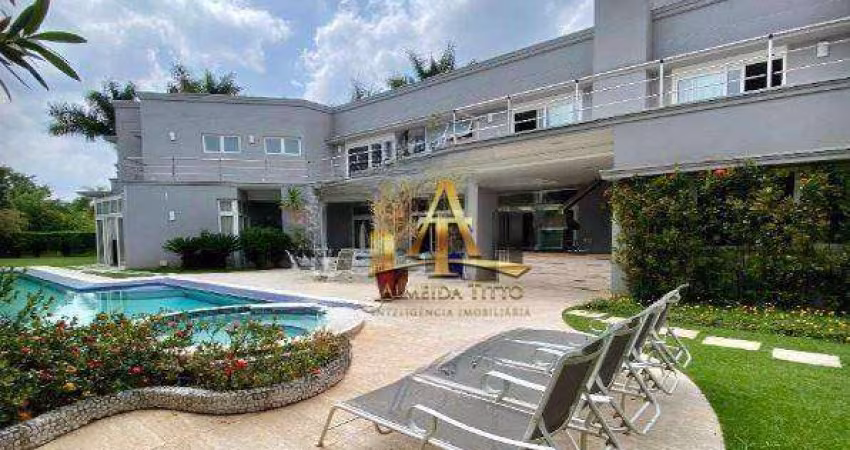 Casa com 4 suítes à venda,  com1280 m² de área construída - Residencial Três (Tamboré) - Santana de Parnaíba- São Paulo