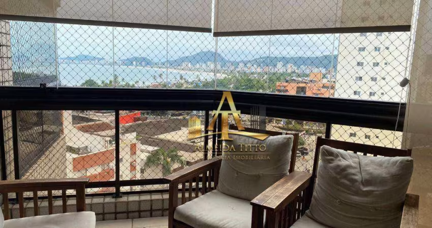 Apartamento com 3 dormitórios à venda, 83 m² por R$ 530.000,00 - Tortuga - Guarujá/SP