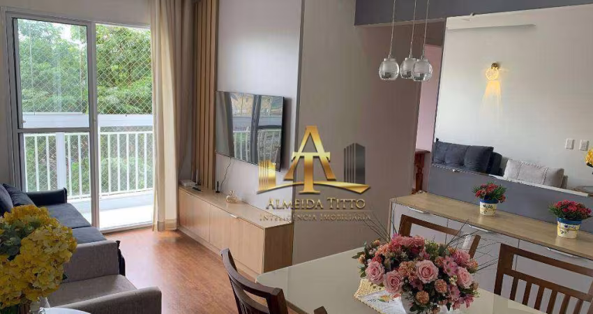 Apartamento com 2 dormitórios à venda, 51 m² por R$ 365.000,00 - Parque das Iglesias - Jandira/SP