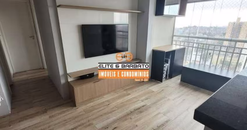 Apartamento com 2 quartos, 1 suíte e varanda com fechamento em vidro em Diadema!