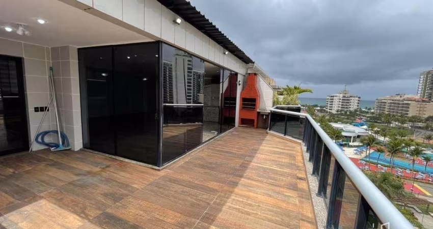 Quatro Paredes vende - Barra da Tijuca no condomínio  Waterways - Excelente cobertura duplex 3 qts sendo 1 suíte com closed, 225m2, dependência de emp