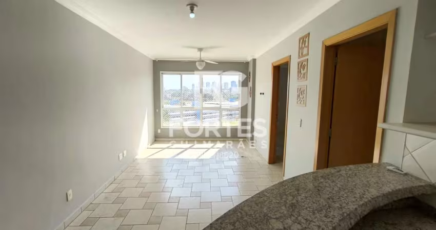 Apartamento de frente à faculdade Unip com 59m², sendo 2 quartos suítes com armários, ventiladores de teto e 1 com ar condicionado;