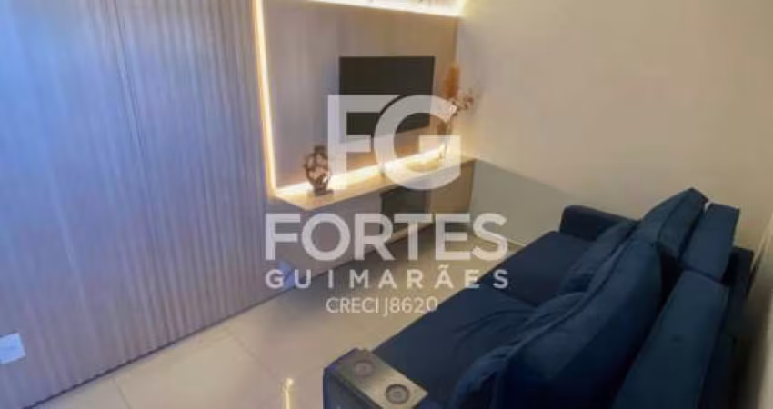 Apartamento Mobiliado e Decorado com 50m² ao lado da Verace Pizza, com 1 quarto, armário e ventilador de teto, banheiro social com gabinete, espelho e box em vidro;