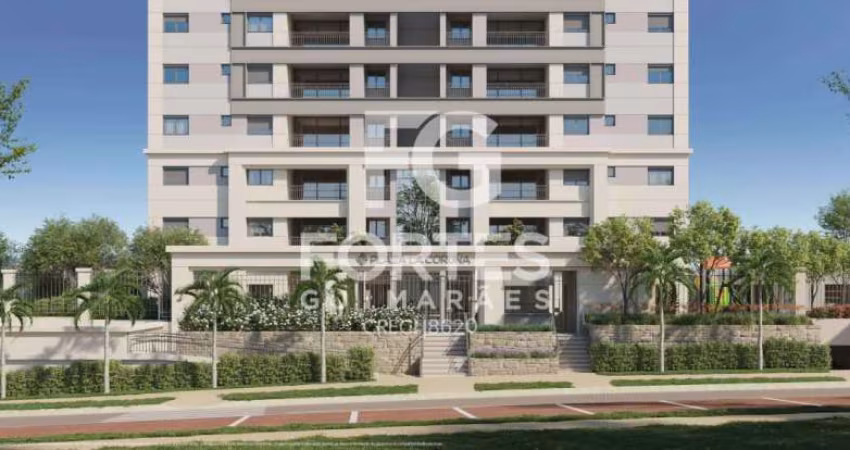 Apartamento 110m² no Plazas de España ao lado do hospital Unimed, com 2 quartos suítes sendo 1 máster, com armários e ares condicionados e 3 banheiros suítes;