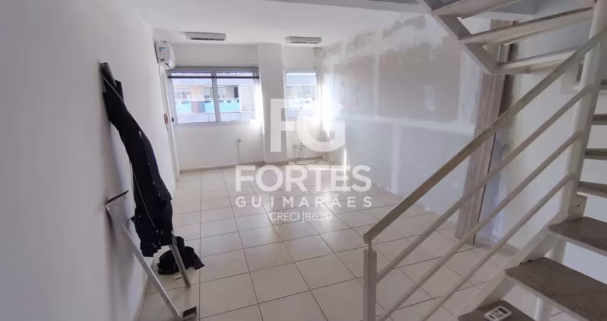 Sala Comercial Duplex ao lado do Ribeirão Shopping, entre as avenidas Braz Olaia Acosta e Cel Fernando Ferreira Leite com 79m² AU, 02 wc privativos, sacadas técnicas e 02 vagas de garagens.