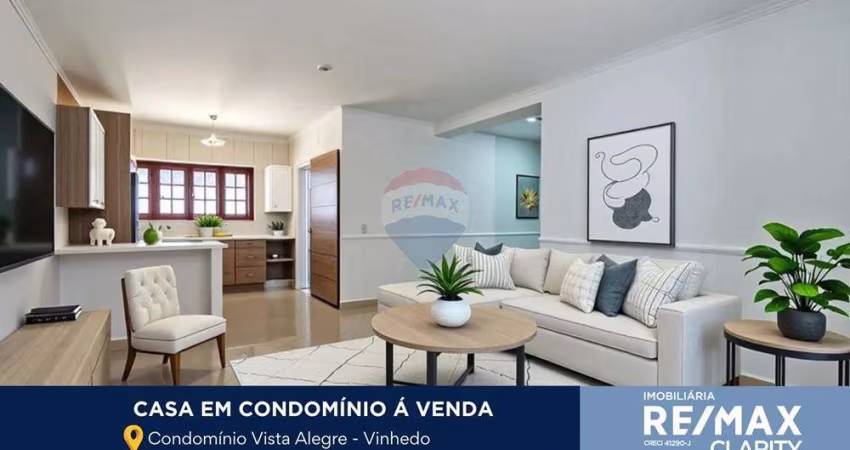 CASA TÉRREA DE CONDOMÍNIO PARA VENDA - CONDOMÍNIO VISTA ALEGRE SEDE - VINHEDO - SP
