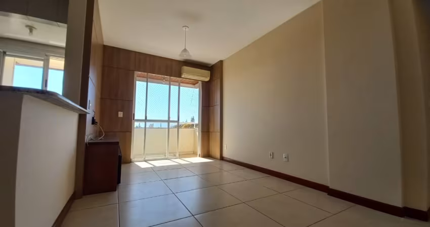 Apartamento de dois dormitórios com vista para o mar no Jardim Cidade de Florianópolis.