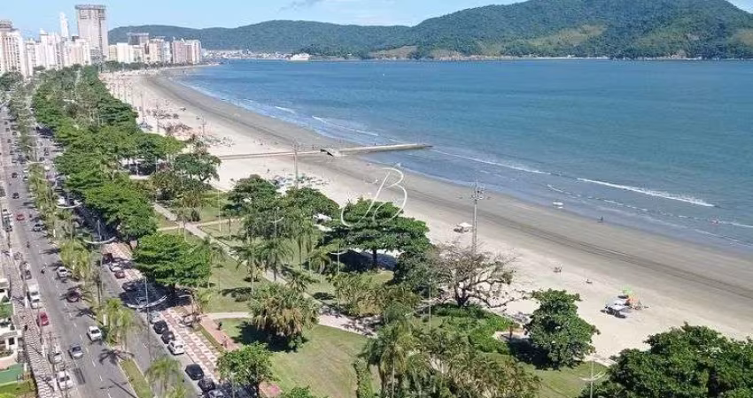 Apartamento de 01 dormitório com vista panorâmica para o mar a venda em Santos.