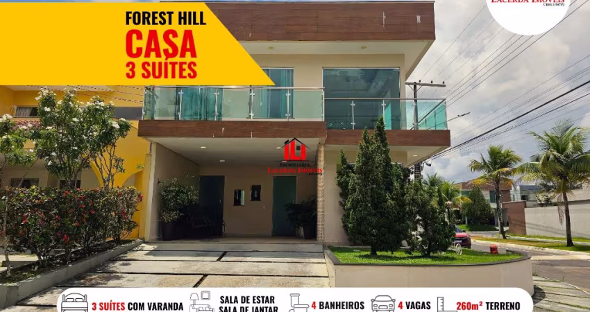 Forest Hill, Duplex Espetacular com 3 suítes,  Piscina com cascata,  Espaço Edícula
