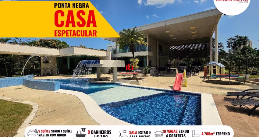 Itapuranga III, Casa mobiliada de esquina com 4.700m², Lazer amplo, Gerador 100%, Água de poço 90m