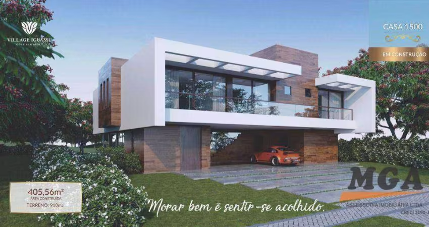 Sobrado com 5 dormitórios à venda, 405 m² - Village Iguassu Golf Residence - Foz do Iguaçu/PR