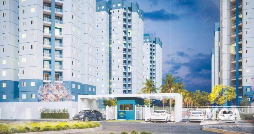 Apartamento com 2 dormitórios à venda, 46 m² por R$ 305.000,00 - Waterfalls Club Residence - Foz do Iguaçu/PR