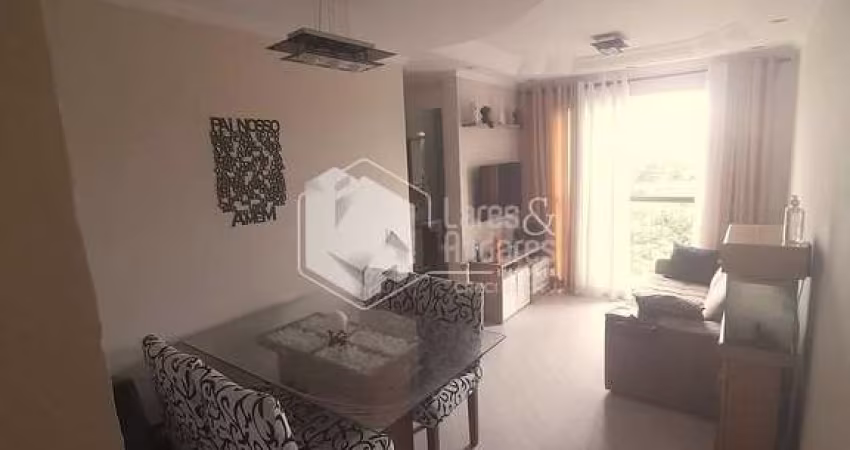 APARTAMENTO À VENDA COM 52 M², 2 DORMS, COM SACADA, 2 VGS DEMARCADAS E ÁREA DE LAZER - CONJUNTO RES