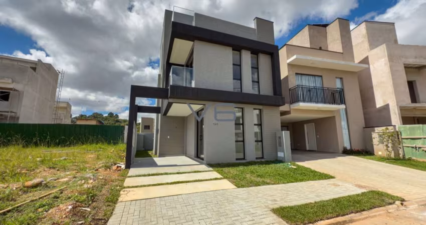 Casa em Condomínio, com 3 quartos, 148 m² privativos, 2 vagas de garagem, no Santa Candia, Curitiba - PR