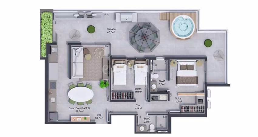 Apartamento com 2 quartos à venda na Avenida Marinheiro Max Schramm, 2701, Jardim Atlântico, Florianópolis